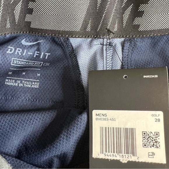 Nike Golf shorts Men medium 28 Flex Camo Blue Black Standard Fit Hybrid G - Picture 7 of 10
